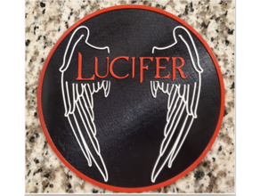 Lucifer logo diable mmu multicolore Netflix palette 3d print model - Mito3D