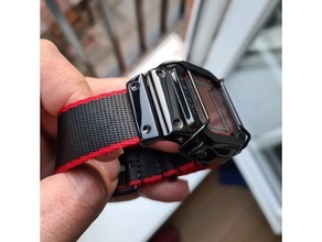 g shock nato adattatore casio cinghia orologio 3d print model - Mito3D