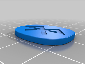 Bluetooth logo 3d print model - Mito3D