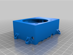 raspberry 4 case 60x60 fan mount 3d print model - Mito3D