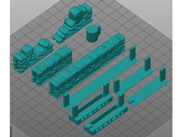 forja 20 + mazmorras v3 separar pared adaptador openforge2 3D print model - Mito3D