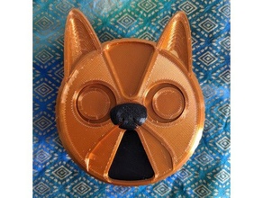 boston terrier weekly pill case doggo organizer 7 days pillbox dog medicine container 3d print model - Mito3D