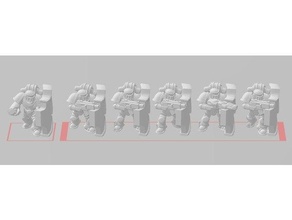 contrevenants segmenté armure troupe galactique croisés remix épique epic30k epic40k 3d print model - Mito3D