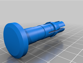 otto garbage recycle bin hinge pin 3d print model - Mito3D
