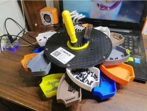 filament spools screw box 3d print model - Mito3D
