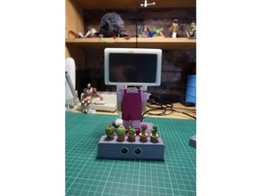 humanoid polite display arduino nano hc-sr04 mp3 portable screen 3d print model - Mito3D