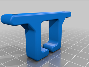 cabo gestão d ring grampo escrivaninha 3d print model - Mito3D