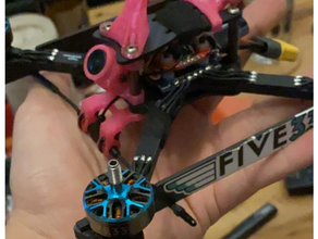five33 switchback crsf immortal-t mount bfg remix drone racing fpv 3d print model - Mito3D