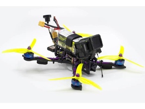 soutien Go Pro 6 filtres tbs verser iflight xl6 drone courses filtre monter 3d print model - Mito3D