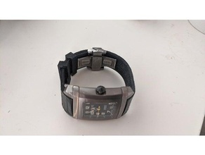 rotativo re2008 1 Series 400 pulseira relógio 3d print model - Mito3D