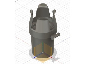 ariete tazza titolare supporto Gatorade spazzatura sacchetto schivare 3d print model - Mito3D