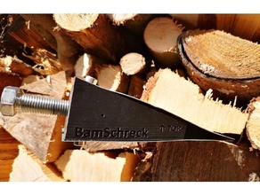 bamschreck - diy mechanical felling wedge fllfix fllkeil forst impact wrench makita wood 3d print model - Mito3D