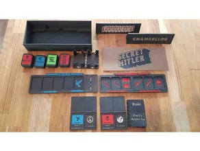 gizli Hitler yazı tahtası oyun geliştirilmiş 3 renk 3d print model - Mito3D