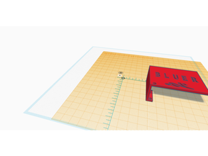 cache piñón azul 3d print model - Mito3D