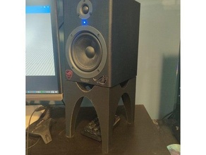 desktop studio monitor speaker stand 3d print model - Mito3D
