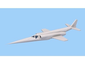Douglas x 3 estilete aeronave avión 3d print model - Mito3D