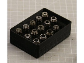 er11 collet tray 3d print model - Mito3D