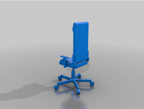 chaise meubles Bureau 3d print model - Mito3D