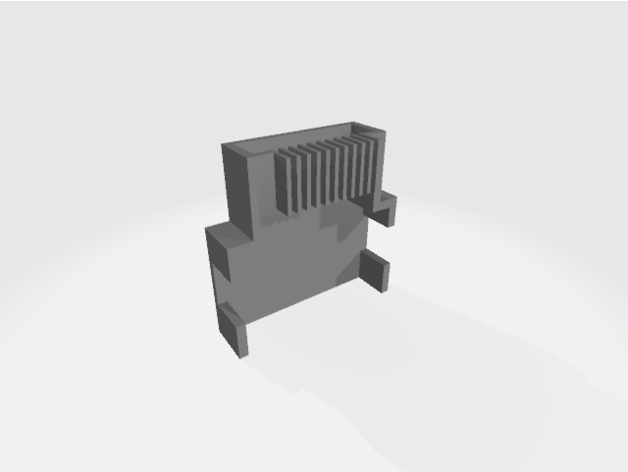 avuç içi iii tuş takımı dönüştürücü terminal durum kılıf 3D print model - Mito3D