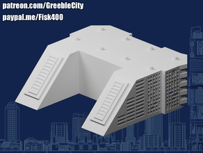 Greeblecity siberpunk megatower 16 modül Greeblecitycyberpunk 3d print model - Mito3D