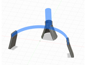 lg 27uk850 w monitor riser ficar pé extensor 3d print model - Mito3D