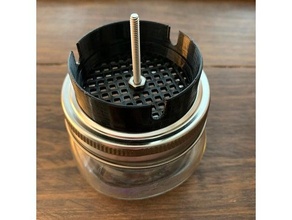 mason jar debowler screw nut 3d print model - Mito3D