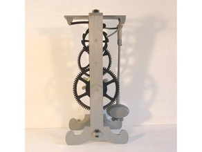 3d printed galileo escapement clock pendulum 3d print model - Mito3D