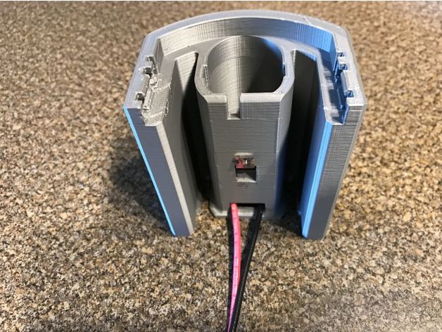 Ryobi Batterie Mauer montieren Halter Unterstützung Leistung Adapter 3D print model - Mito3D