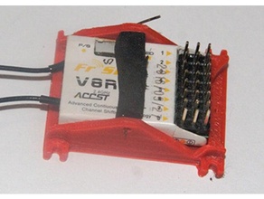 rc receiver holders 3d print model - Mito3D