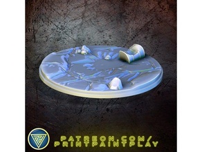 10 cm terra desolata base elicoth gioco ruolo rpg scifi starfinder 3d print model - Mito3D