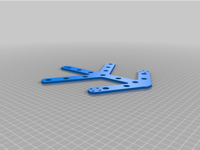 pixel snowflake - remix holes 3d print model - Mito3D