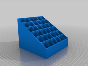 6x6 trucco organizzatore 3d print model - Mito3D