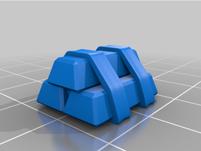 metallo risorsa gettone gioco tavolo falce 3d print model - Mito3D