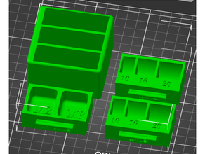 m2 m3 drawers 3d print model - Mito3D