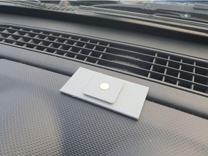 amazon echo auto stick-on mount 3d print model - Mito3D