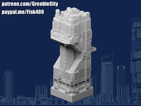 greeblecity cyberpunk Megador 16 módulo greeblecitycyberpunk megatower16 3d print model - Mito3D