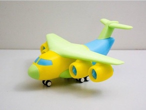 transport avion jouet puzzle 3d print model - Mito3D