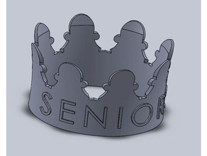 senior crown highschool 3d print model - Mito3D