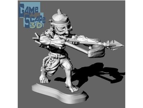 goblin archer promotional 28mm dnd miniature goblins warhammer 3d print model - Mito3D