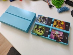 masmorra deslizamento caixa inserir jogo tabuleiro inserções organizador 3d print model - Mito3D