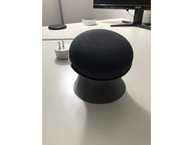Google Nest Mini steht Lautsprecher Stand 3D print model - Mito3D