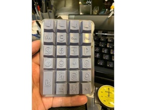 mechanical keycaps logos resin sla anycubic gaming keycap machanical photon 3d print model - Mito3D