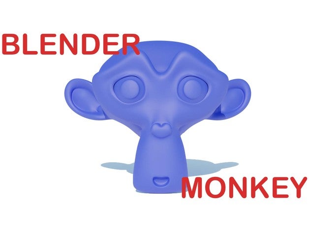 blender monkey 3D print model - Mito3D