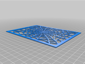 spider web stencil airbrush 3d print model - Mito3D