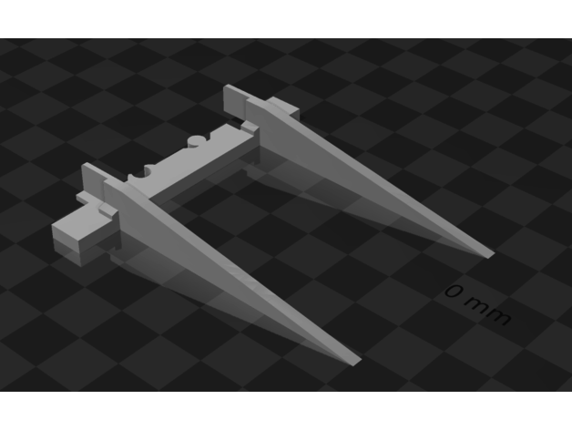 lego train Piste rampe 3D print model - Mito3D