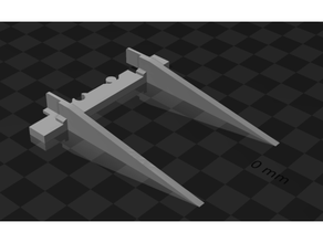 lego train track ramp lego train 3d print model - Mito3D