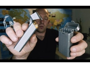 cigarro caixa caso bainha cigarros ecigarette fumar 3d print model - Mito3D