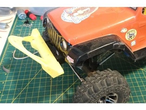 redcat gen 8 jeep stinger bumper scx10 clone compatible axial crawler rc 3d print model - Mito3D