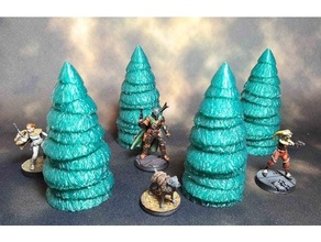 simple rpg pine tree 28mm 40k boardgame boardgames dnd miniantures dungeons dragons dungeon fantasy games fantasyworldgames fir frostgrave gloomhaven pathfinder terrain scenery star wars tabletop gaming trees wargaming warhammer 3d print model - Mito3D