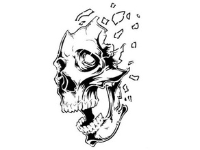 skull stencil 3 halloween halloween decoration skull stencil